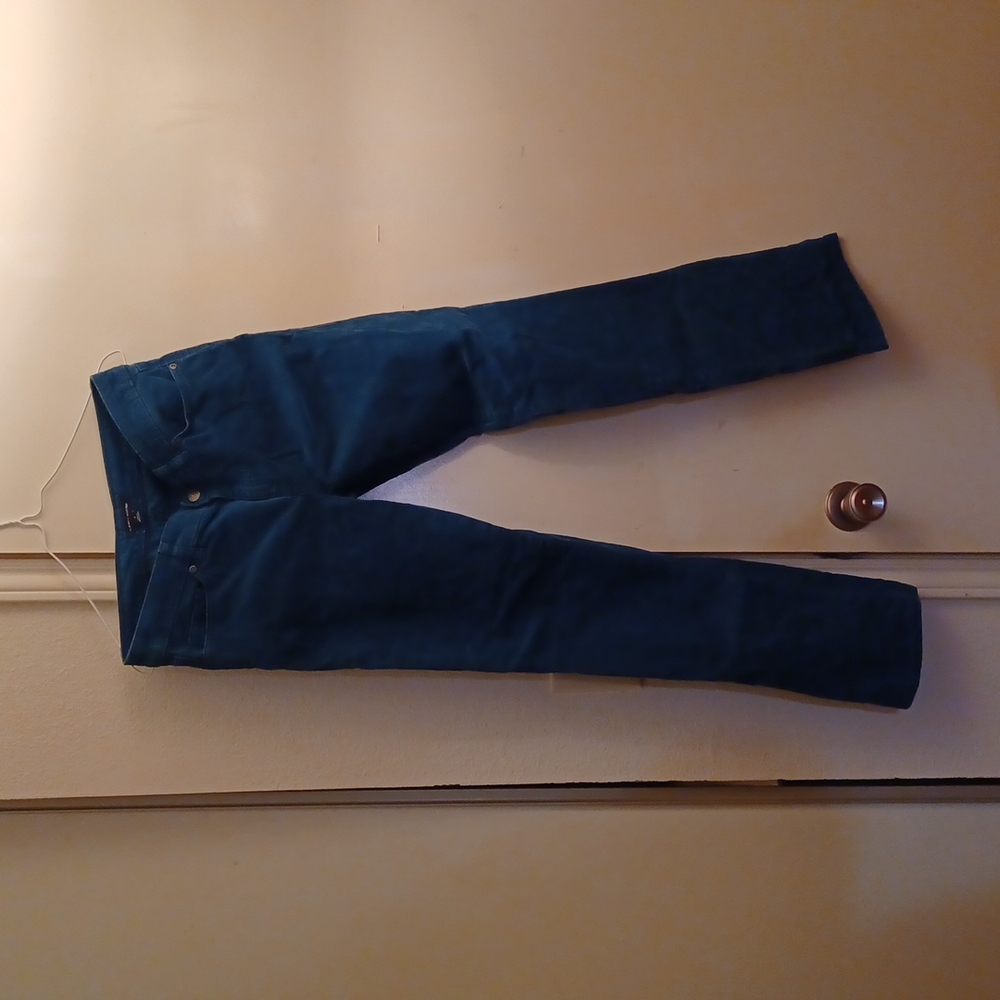 Tommy Hilfiger Teal Blue Corduroy Pants Size 4